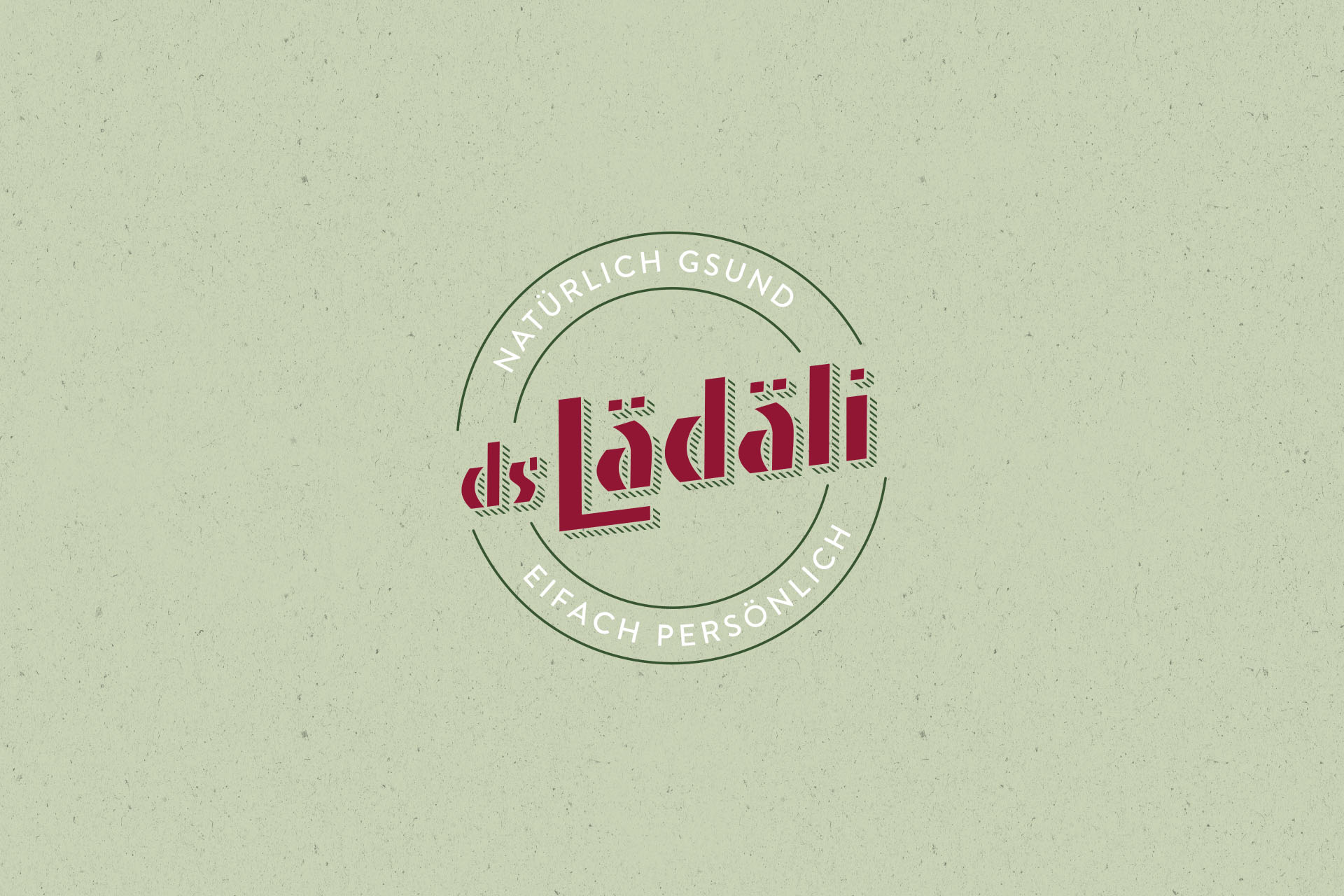 Logo design on nature paper of ds Lädäli