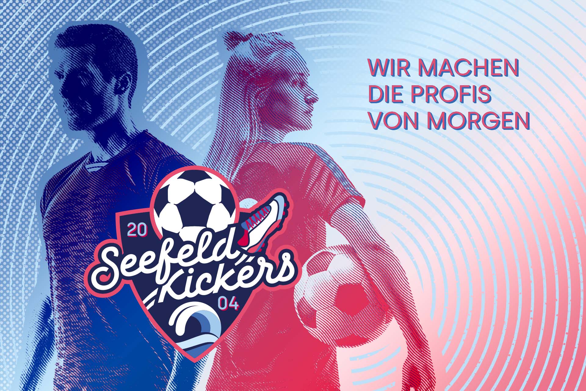 seefeldkickers design male and female soccer players visual