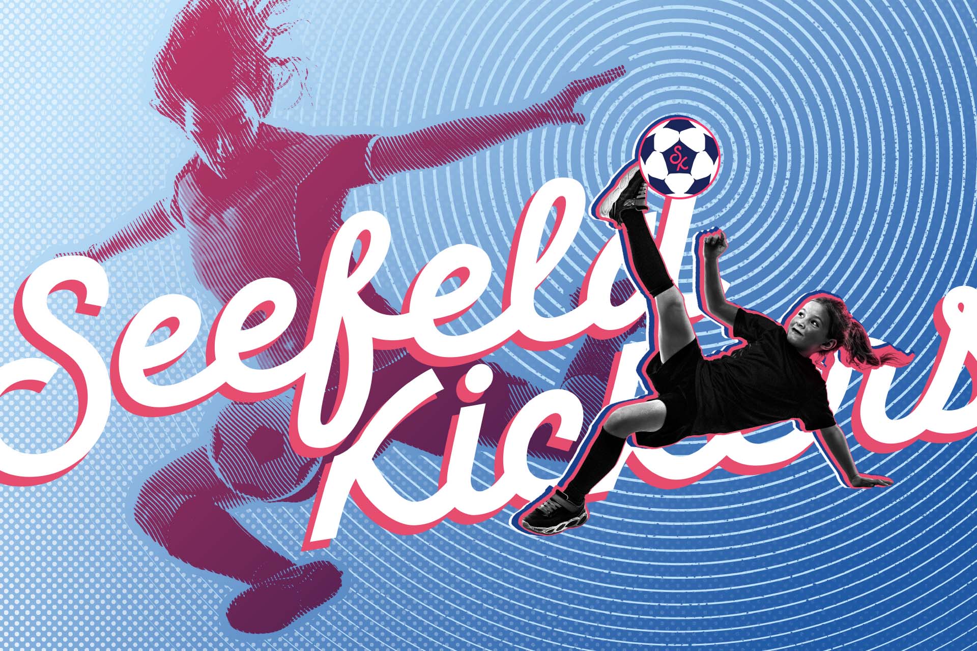 seefeldkickers design female soccer players visual